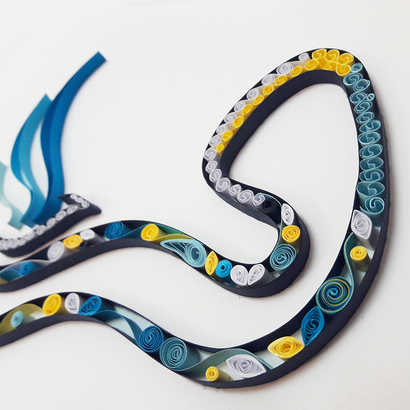Farasa Logo Paper Quilling Design