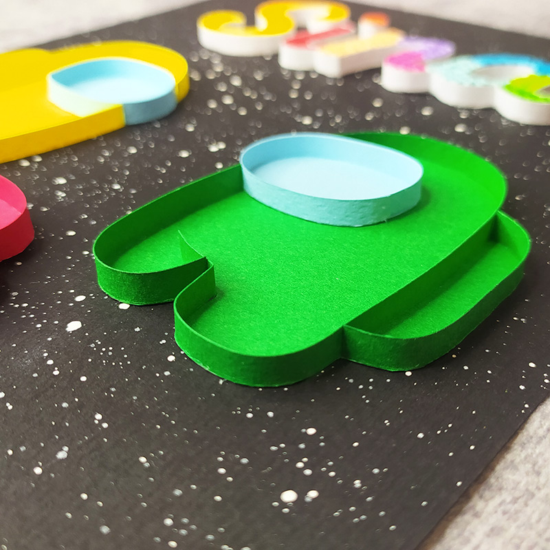 Paper Quilling Among Us Characters