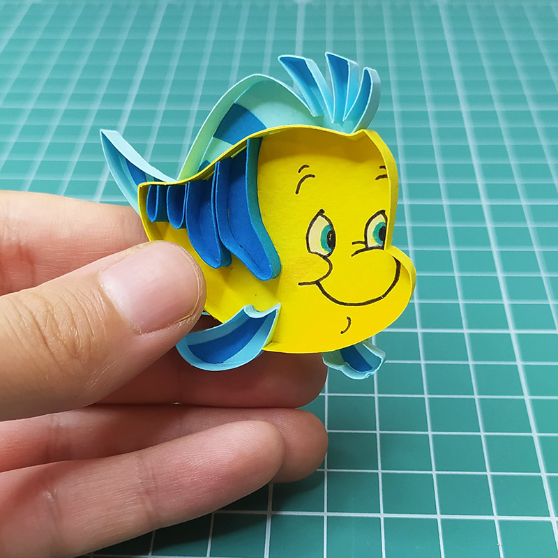 Paper Quilling Flounder