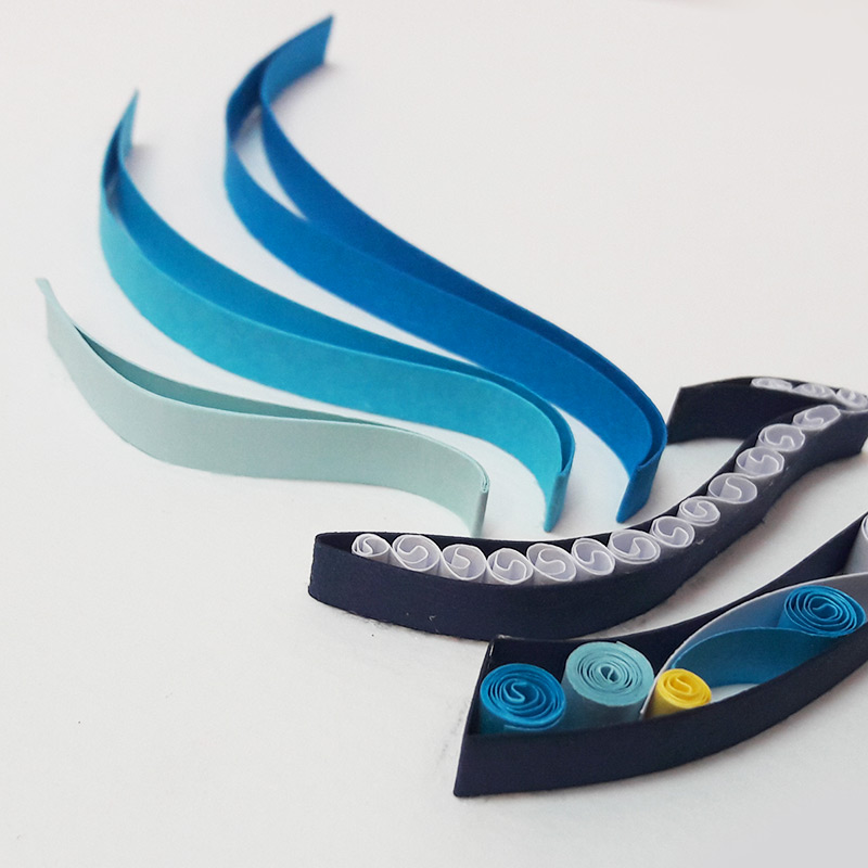 Paper Quilling Logo (Farasa Gasht Afra)
