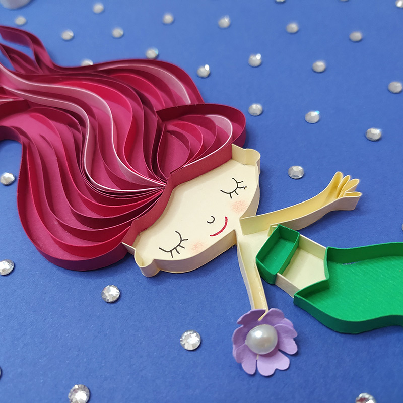 Paper Quilling Mermaid