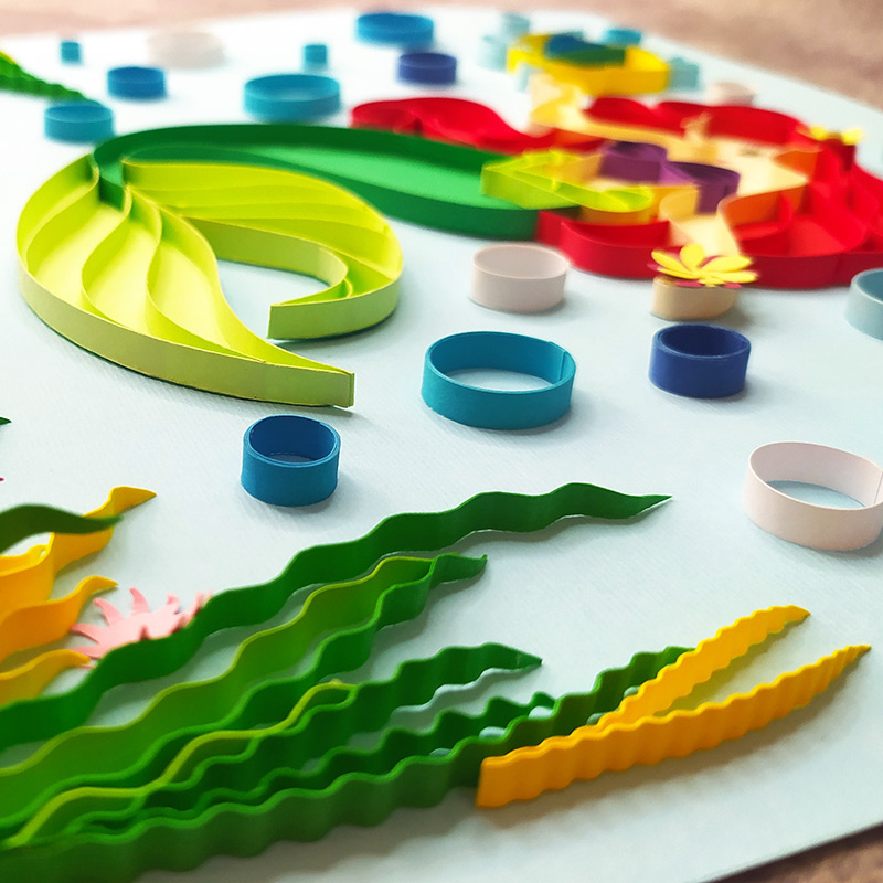 Quilling Ariel Mermaid Details