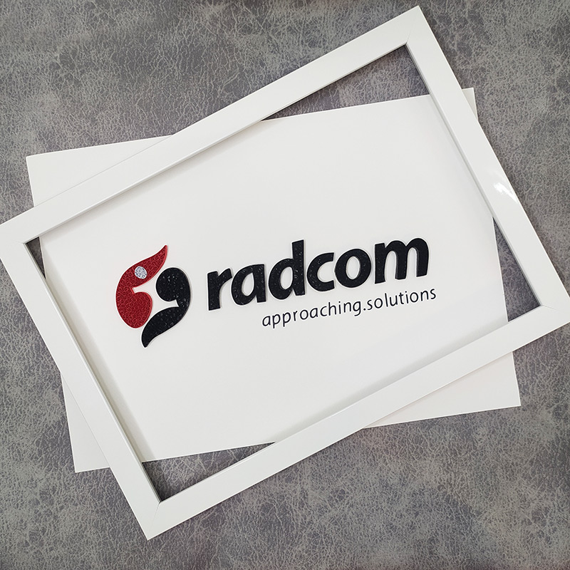 Quilling Logo Design Radcom Company