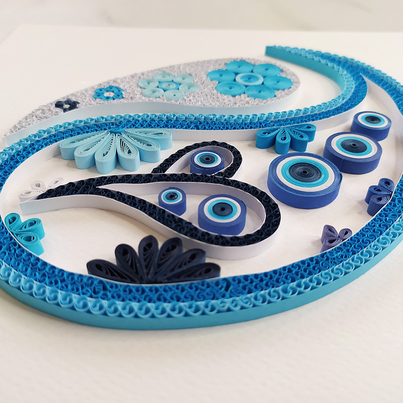 Quilling Paisley Nazar Boncuk