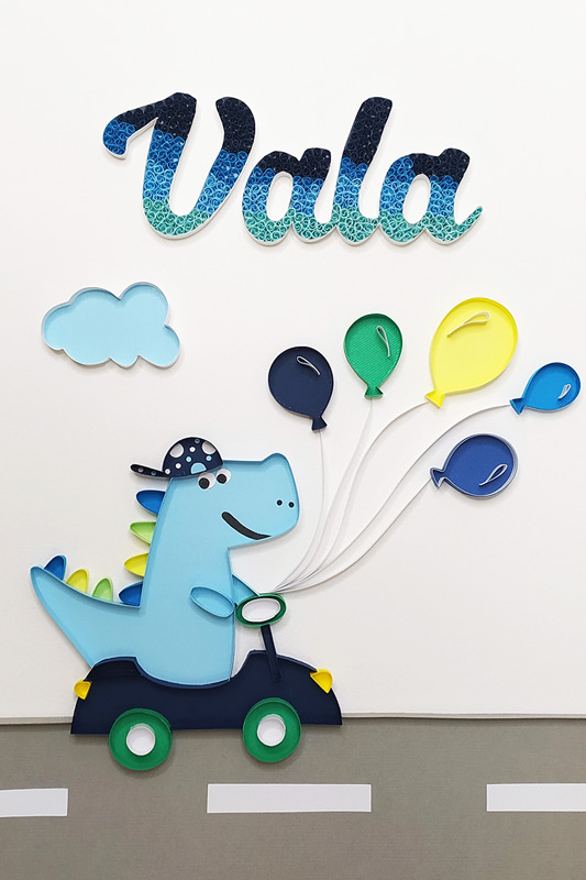 Paper Quilling Typography Designs