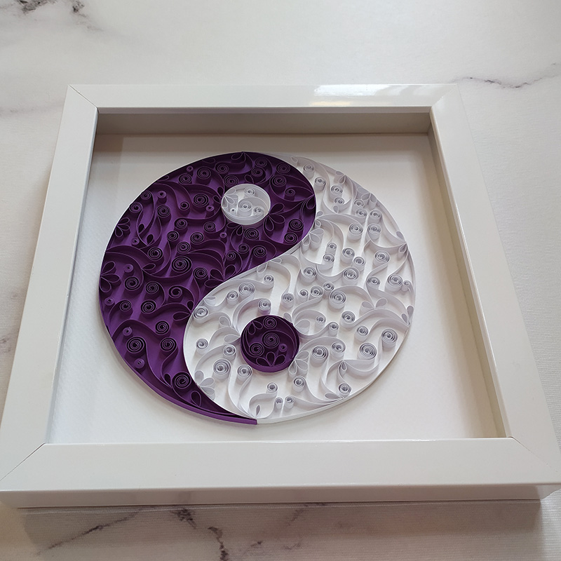 Yin and Yang Paper Craft Artwork