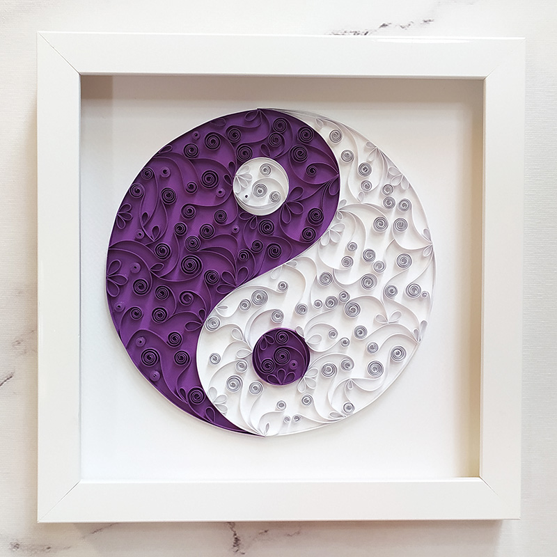 Special Yin and Yang Symbol with Paper Quilling