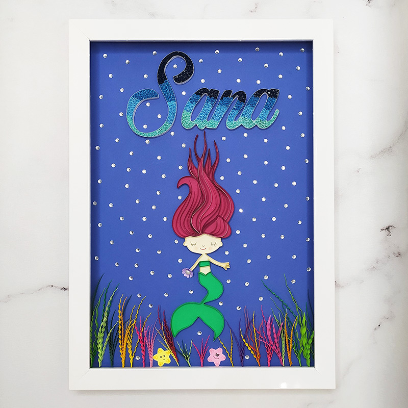 Paper Quilling Typography Design (Sana) Paper Quilling Typography Design (Sana)